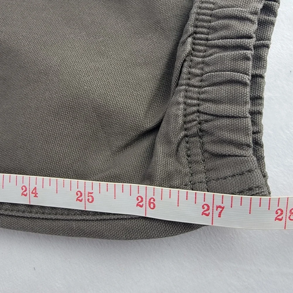 Carhartt Rugged Flex Canvas Jogger Pants Relaxed Brown BN6889-M Mens 40 Short